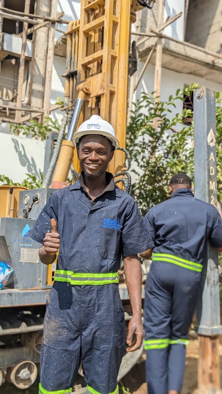 Water tank installation